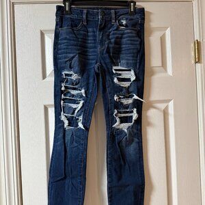 American Eagle high rise jegging, size 6 long, great condition